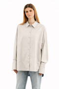 Patrizia Pepe Women Shirt Metal Grey