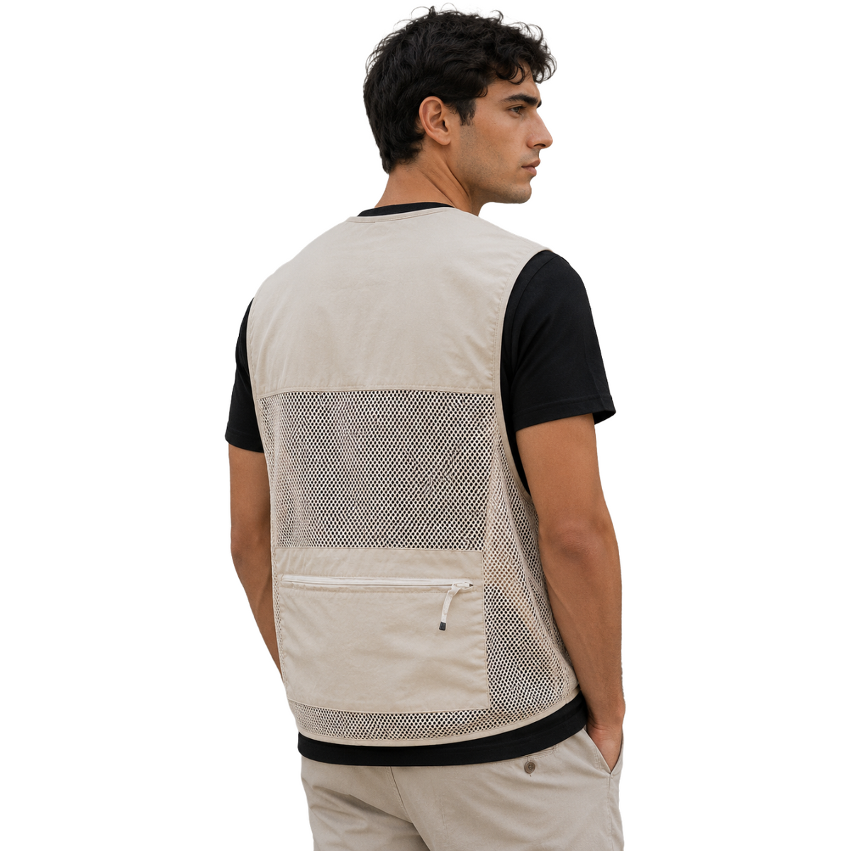 Parajumpers Men Vest Rete Beige