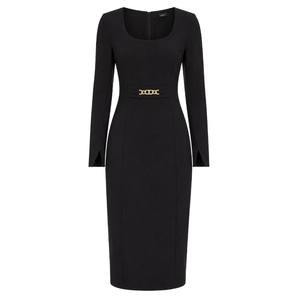 Twinset Women Dress Longuette Black