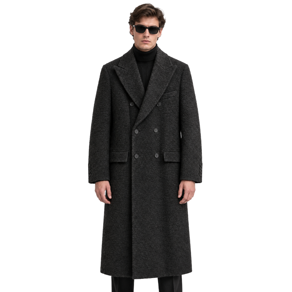 Dolce & Gabbana Men Cappottto Bouclè Coats Black