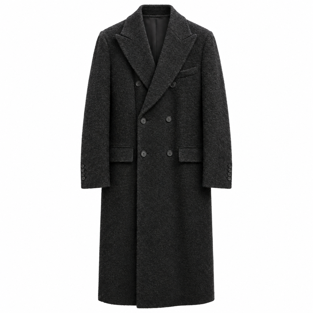 Dolce & Gabbana Men Cappottto Bouclè Coats Black