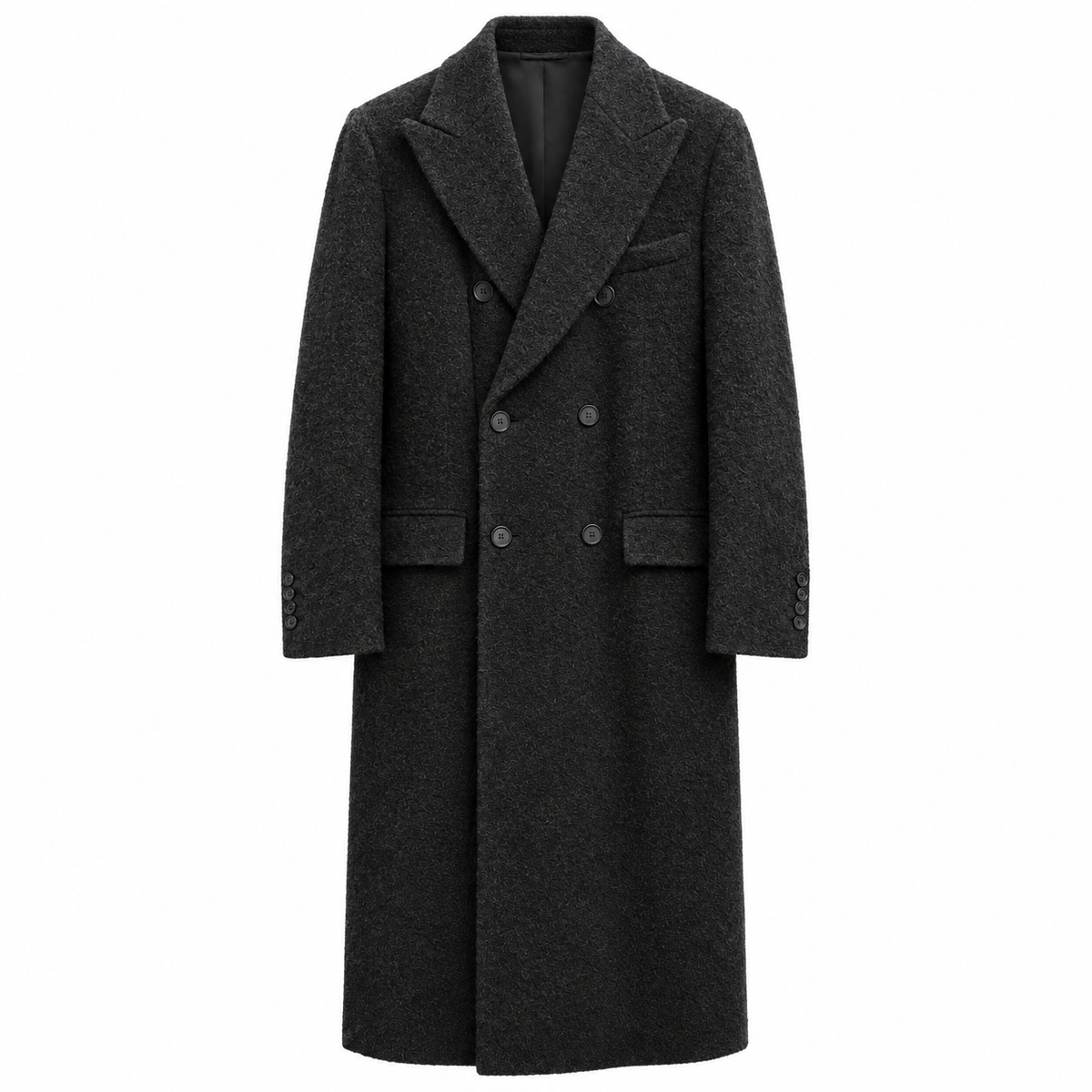 Dolce & Gabbana Men Cappottto Bouclè Coats Black