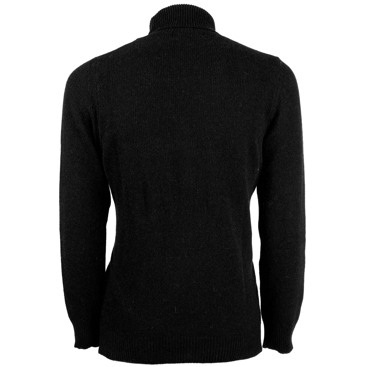 Emilio Romanelli Men Turtleneck Cashmere Black