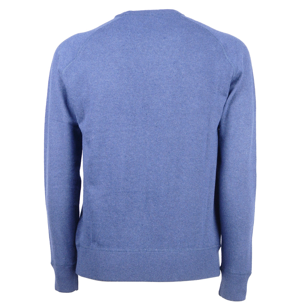 Emilio Romanelli Men Crew Neck Riviera Sweaters Light Blue