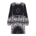 Twinset Women Dress Print Bandana Black