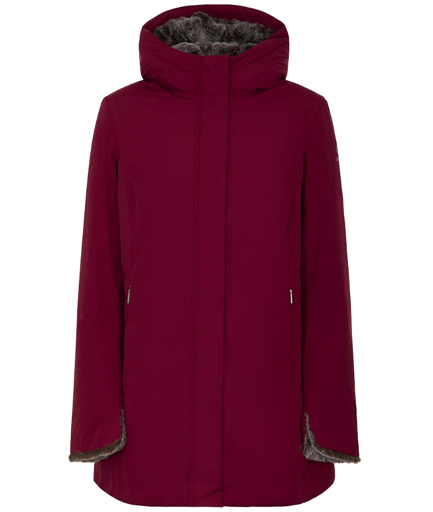 Suns Women Marmolada Fur Jacket Red
