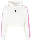 Comme Des Fuckdown Women Sweatshirt Short Hooded White