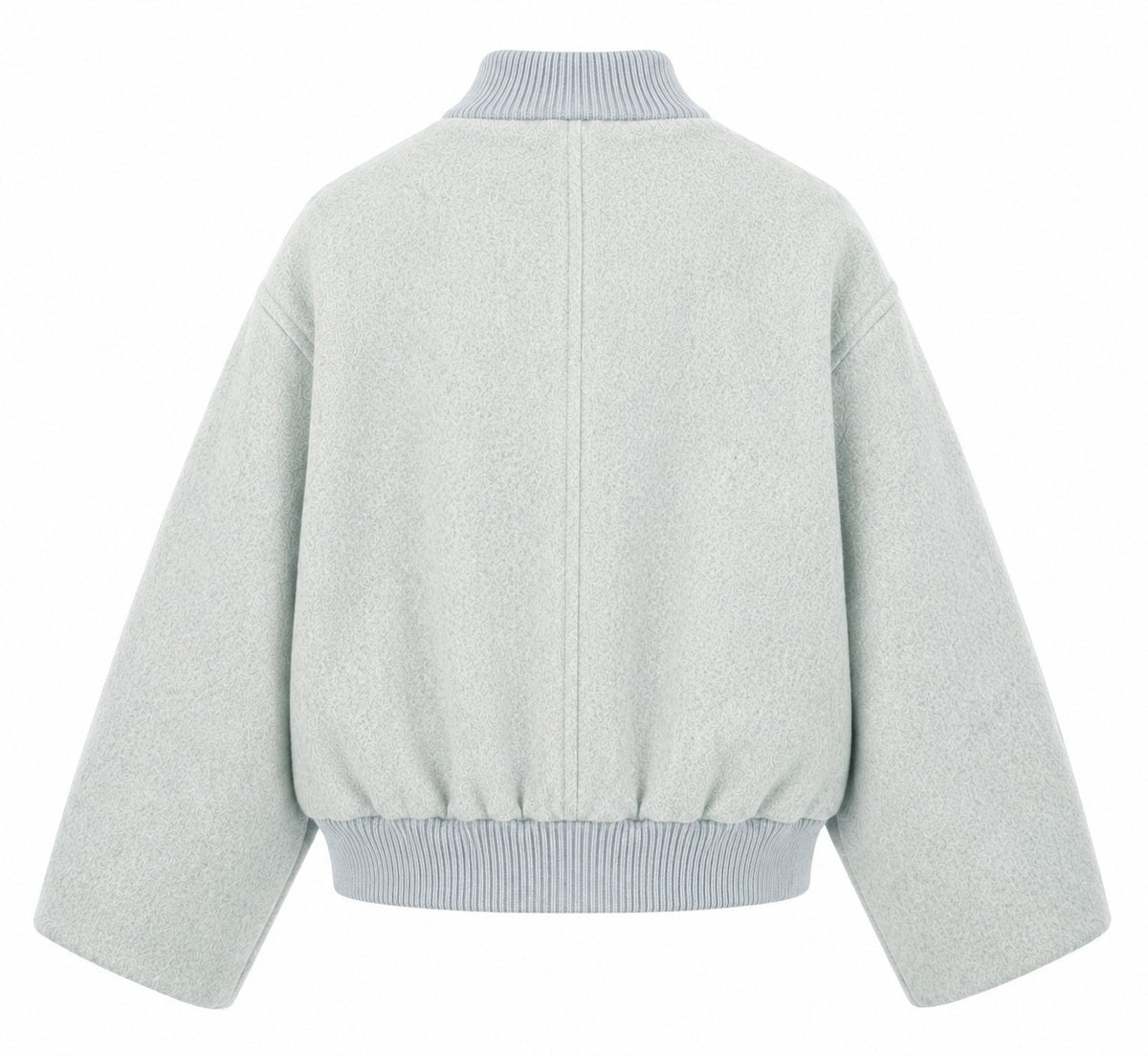 Loro Piana Fabric Women Bomber Ghiaccio Ice