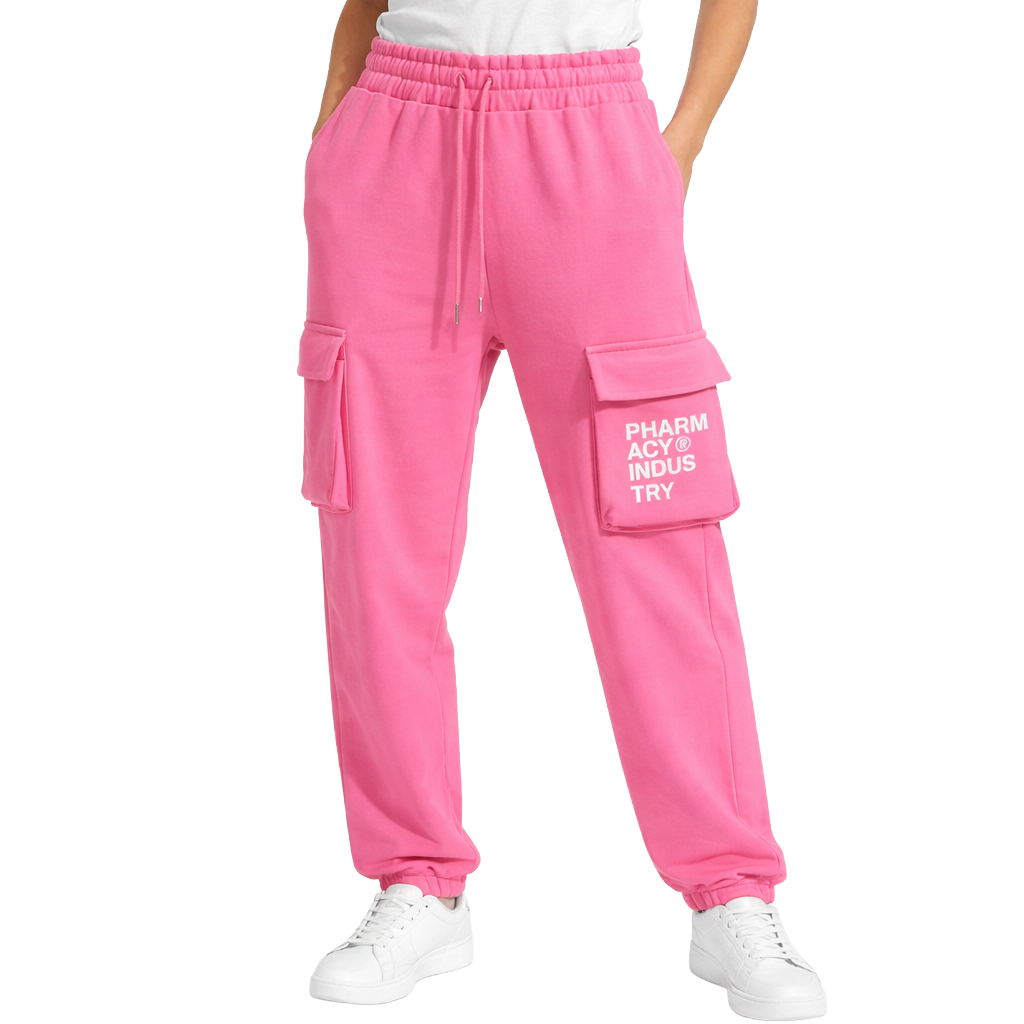 Pharmacy Industry Women Trousers Cargo Pink