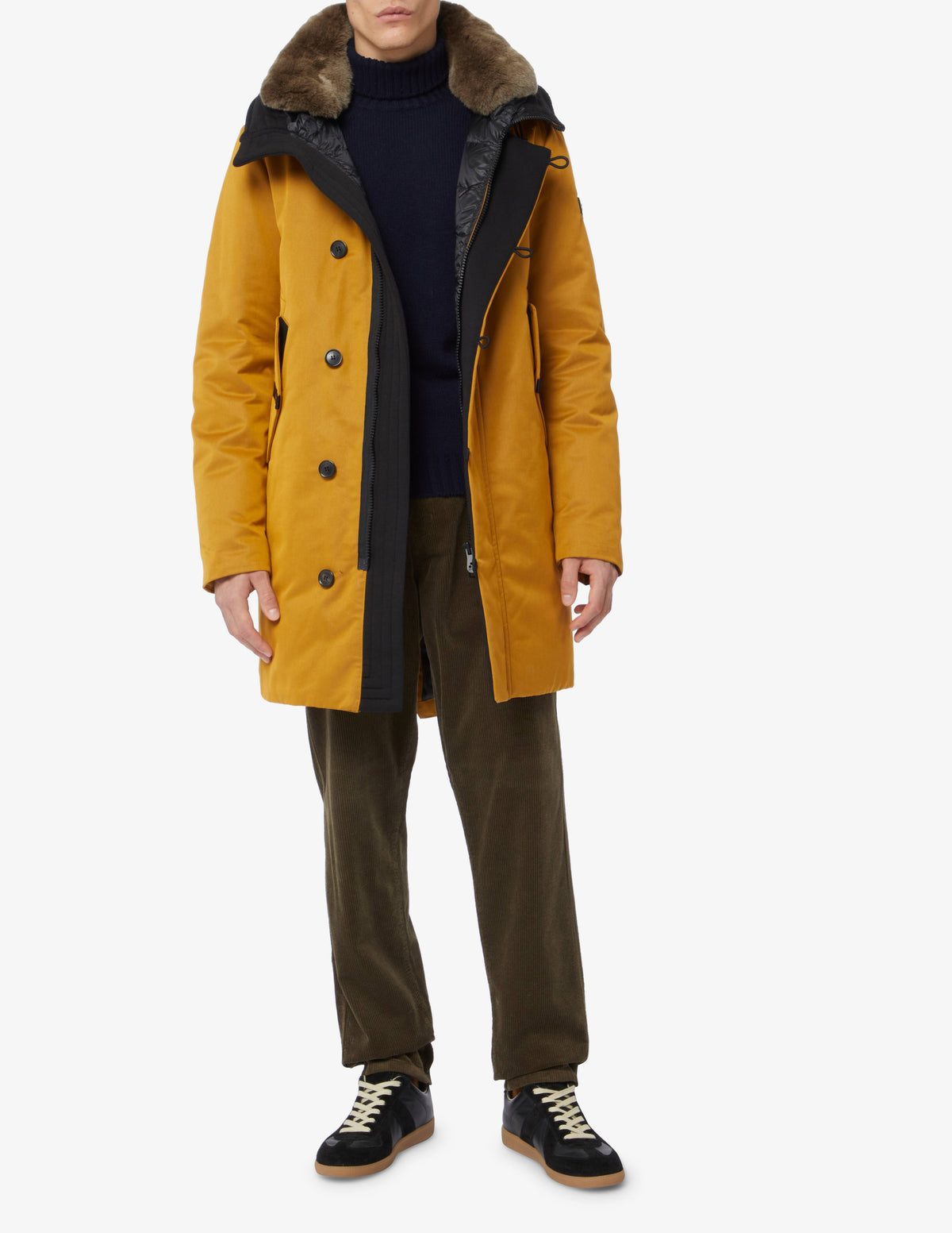 Peuterey Men Parka Kasa Yellow