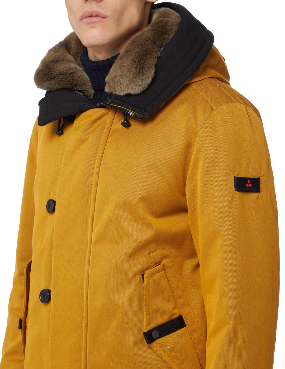 Peuterey Men Parka Kasa Yellow