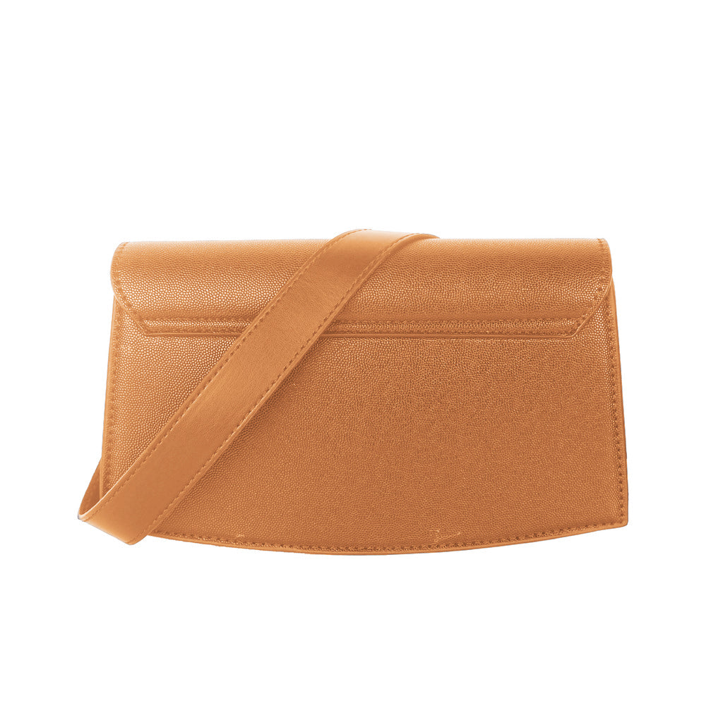 Plein Sport Women Small Flap Crossover Blake Crossbody Bags Brown