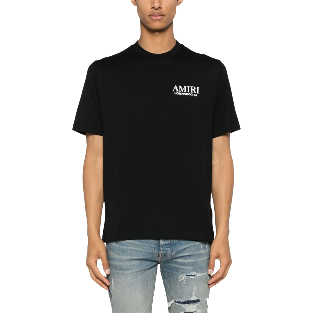 Amiri Men Bones Stacked T-Shirt Black