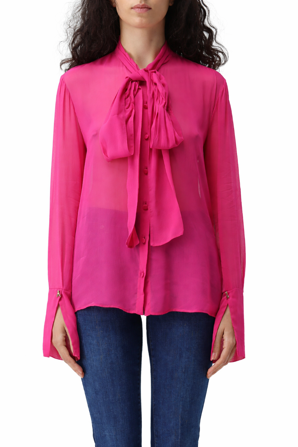 Patrizia Pepe Women Blusa Astral Blush Blouse Fuchsia