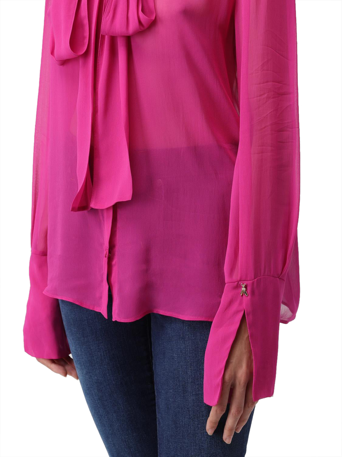 Patrizia Pepe Women Blusa Astral Blush Blouse Fuchsia