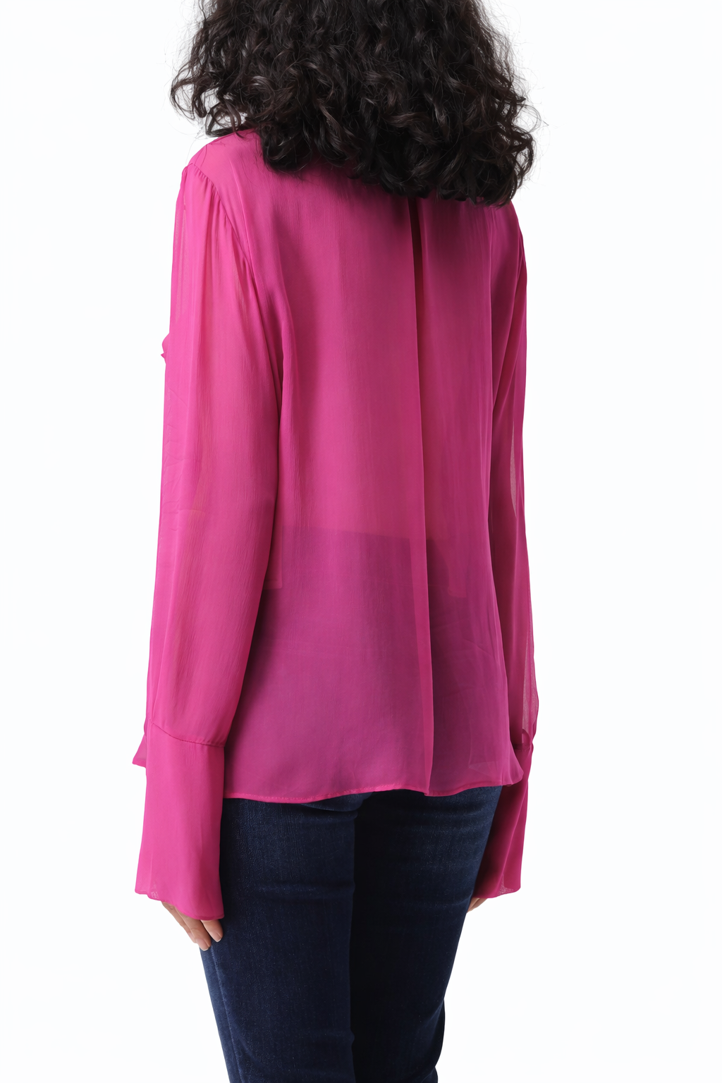 Patrizia Pepe Women Blusa Astral Blush Blouse Fuchsia