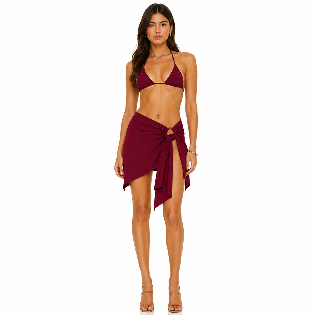 The Attico Women Mini Skirt Fiocco Red