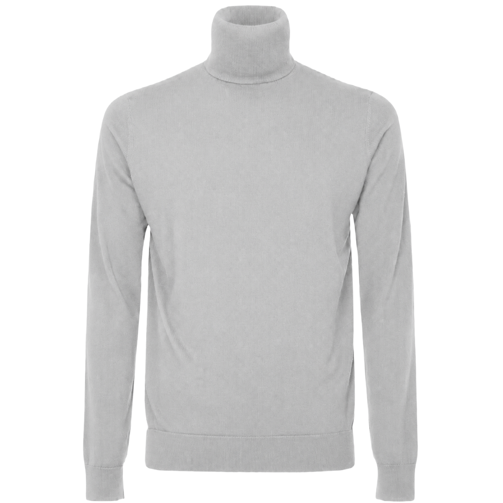 Alpha Studio Men Knit Ciclista Silk Cashmere Grey