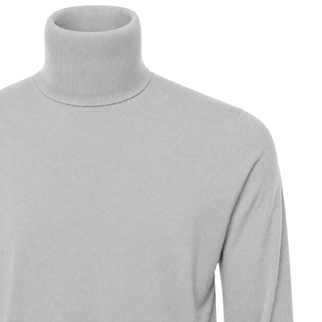Alpha Studio Men Knit Ciclista Silk Cashmere Grey