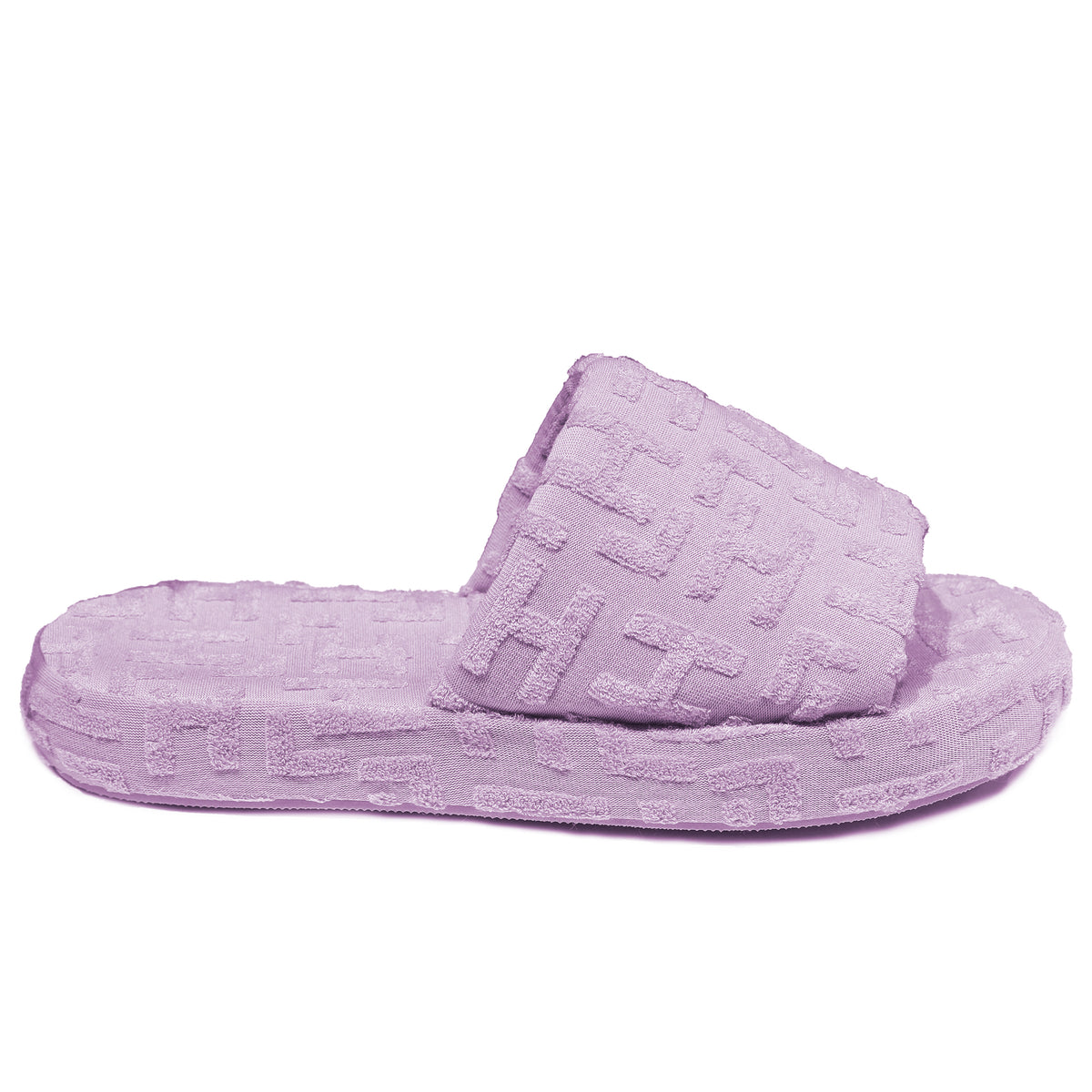 Hinnominate Women Ciabatta Flat Terry Flip-Flops Lilac