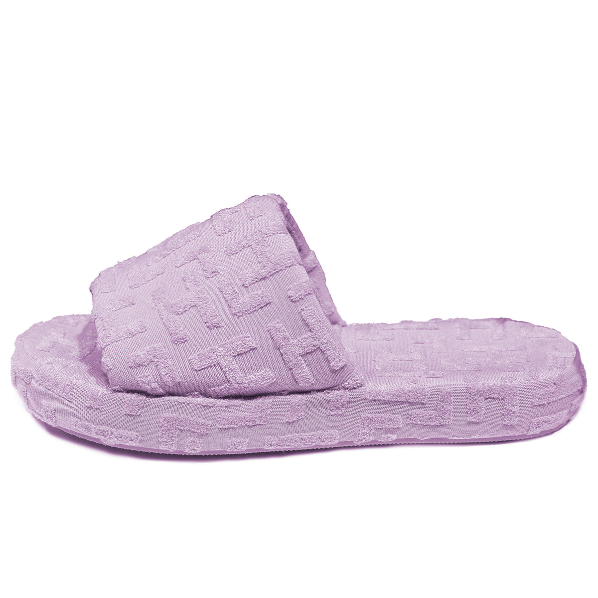 Hinnominate Women Ciabatta Flat Terry Flip-Flops Lilac