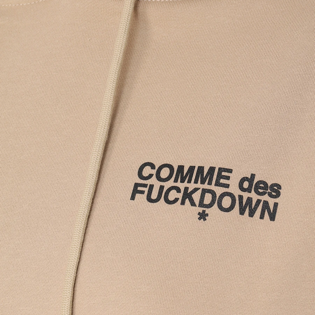 Comme Des Fuckdown Women Sweatshirt Hooded Brown