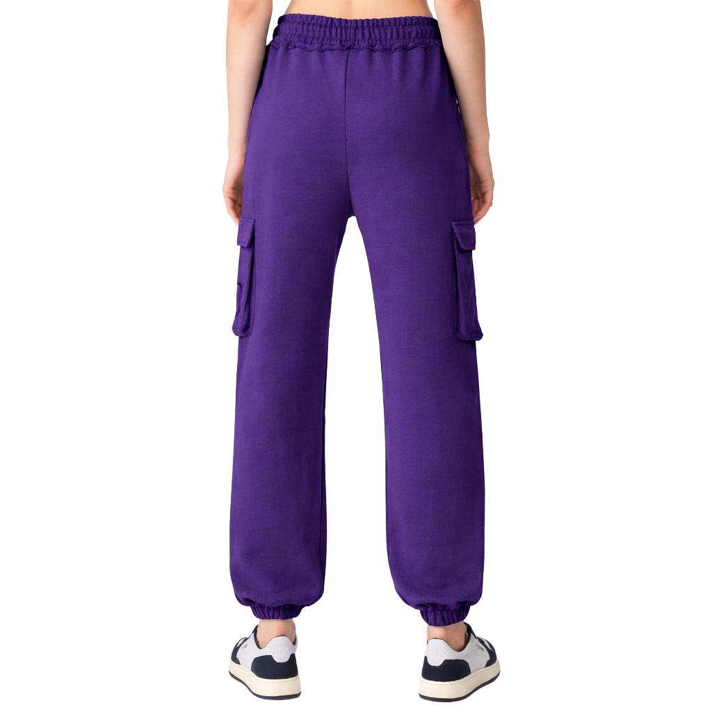 Comme Des Fuckdown Women Trousers Cargo Purple