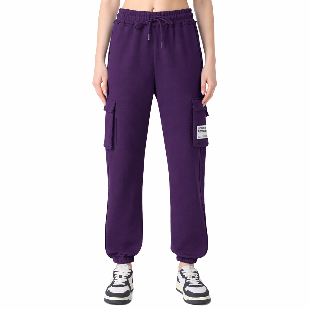Comme Des Fuckdown Women Trousers Cargo Purple