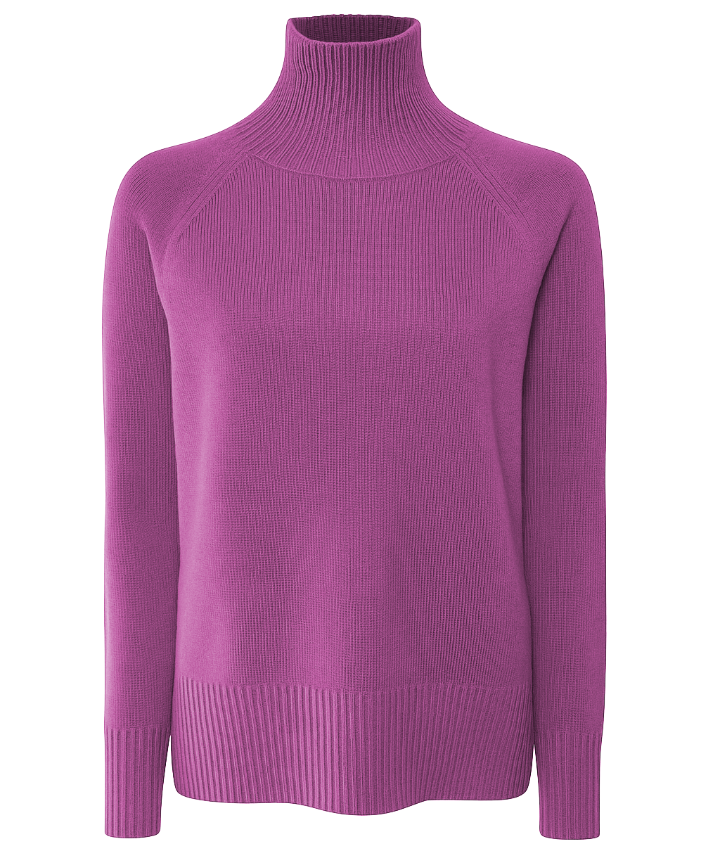 Emilio Romanelli Women Turtleneck Orchidea Purple