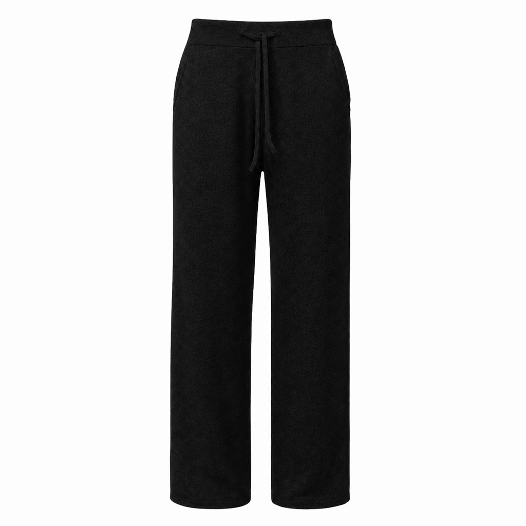 Alpha Studio Women Panta Wide Leg Mix Shapes Trousers Black