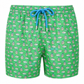 MC2 Saint Barth Men Swimsuit Patterned Tuna Green