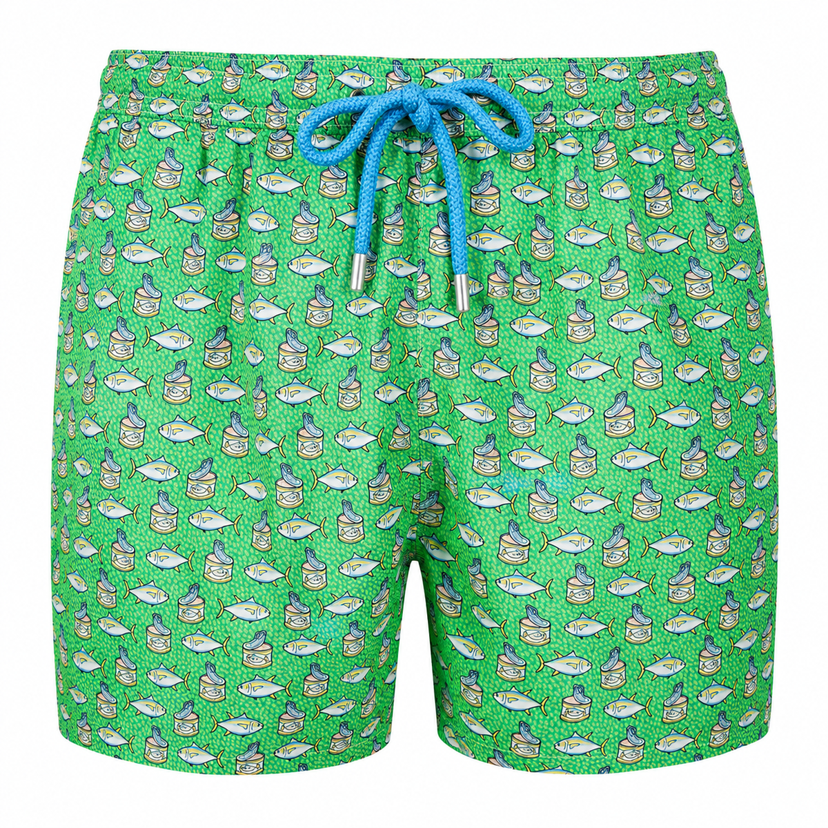 MC2 Saint Barth Men Swimsuit Patterned Tuna Green