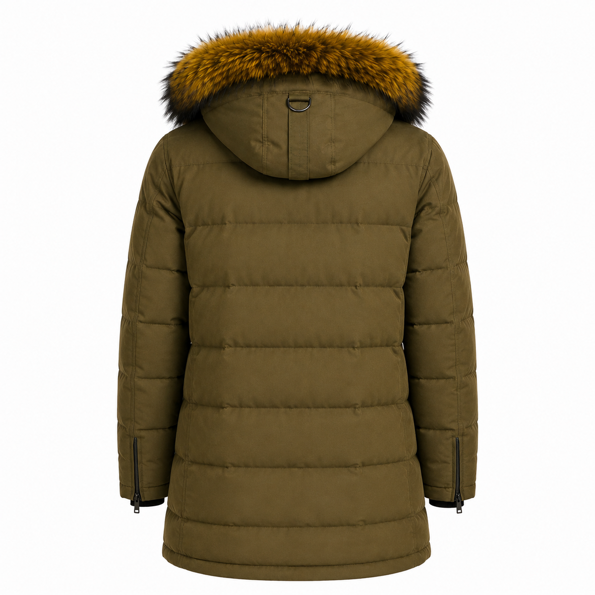 Moose knuckles Men Jacket Long Hooded Green