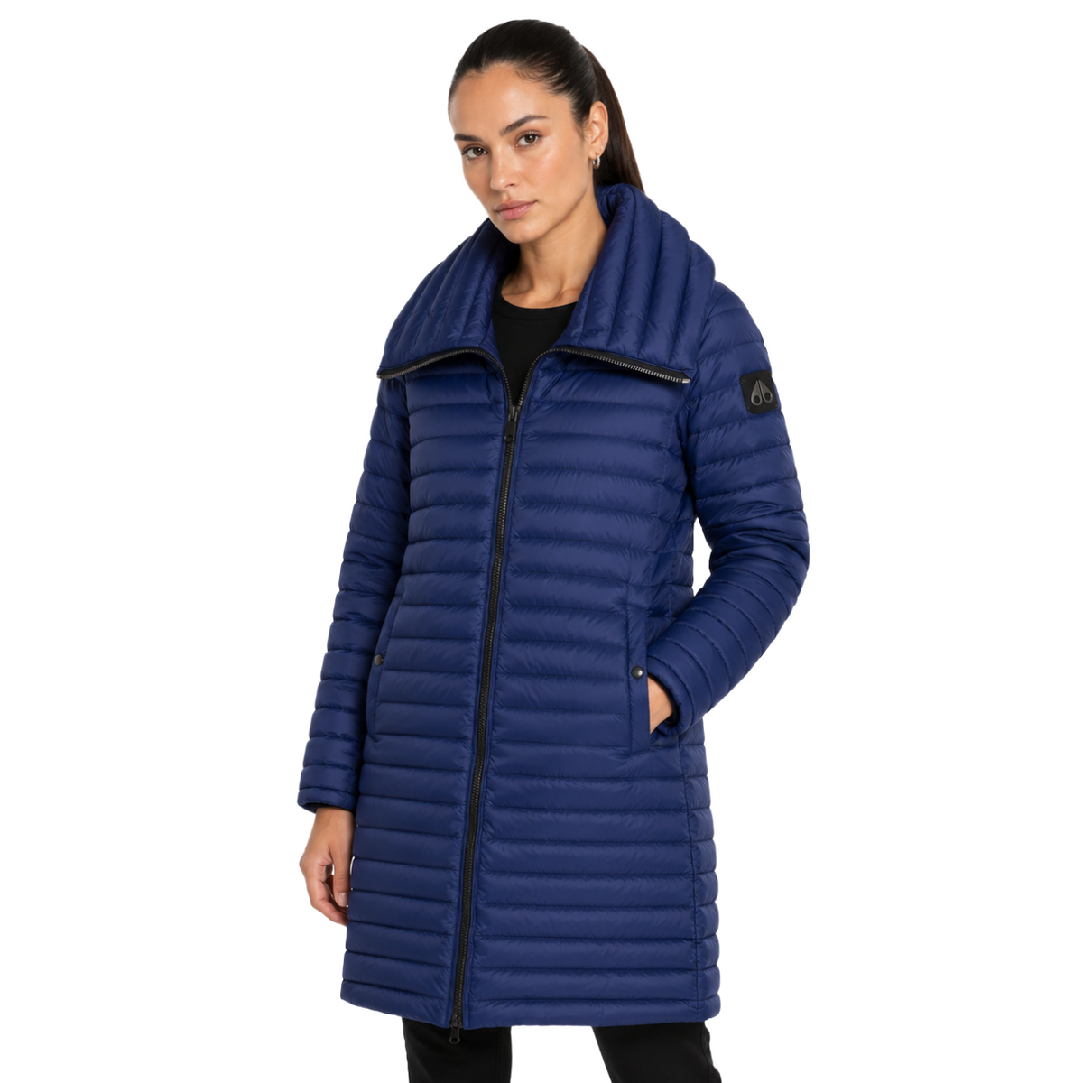 Moose knuckles Women Jacket Long LDS Blue