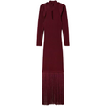 Twinset Women Dress Long Frange Coprispalle Red
