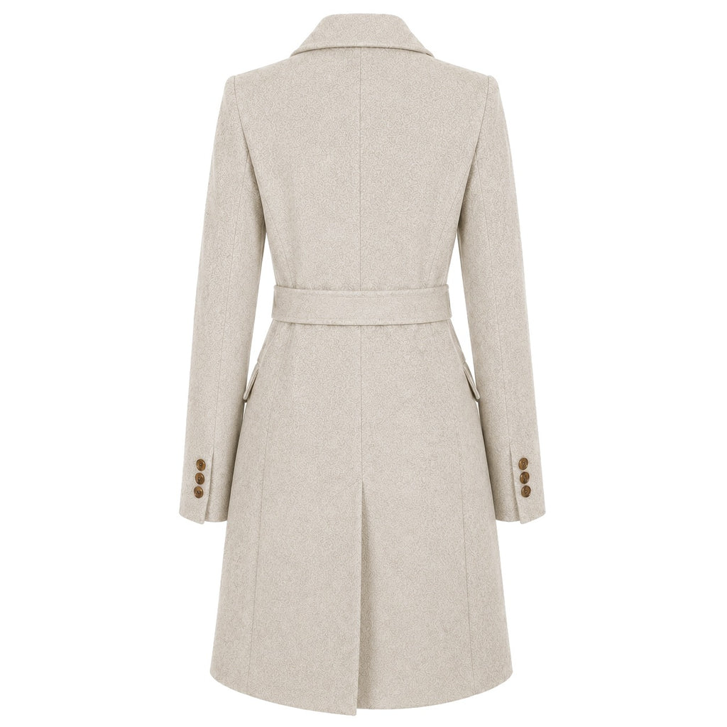 Loro Piana Fabric Women Coat Beige