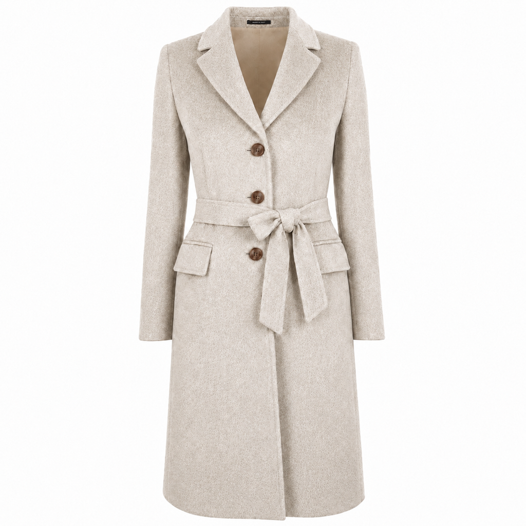 Loro Piana Fabric Women Coat Beige