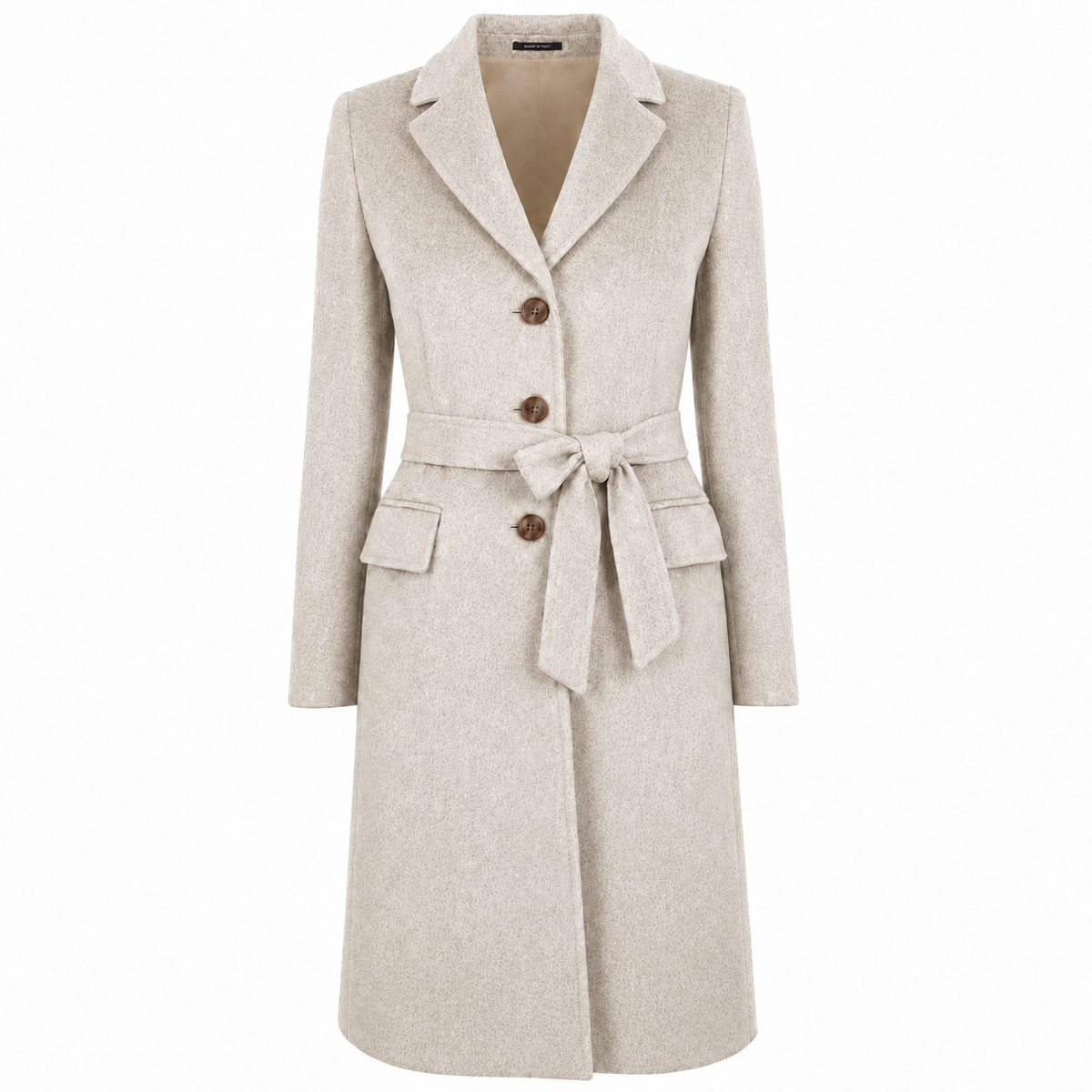 Loro Piana Fabric Women Coat Beige
