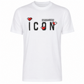 Dsquared2 Men T-Shirt Pixel Heart White