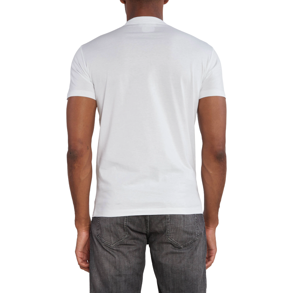 Dsquared2 Men T-Shirt Pixel Heart White