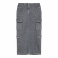 Patrizia Pepe Women Skirt Denim Grey