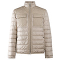 Add Men Down Jacket Quilted White