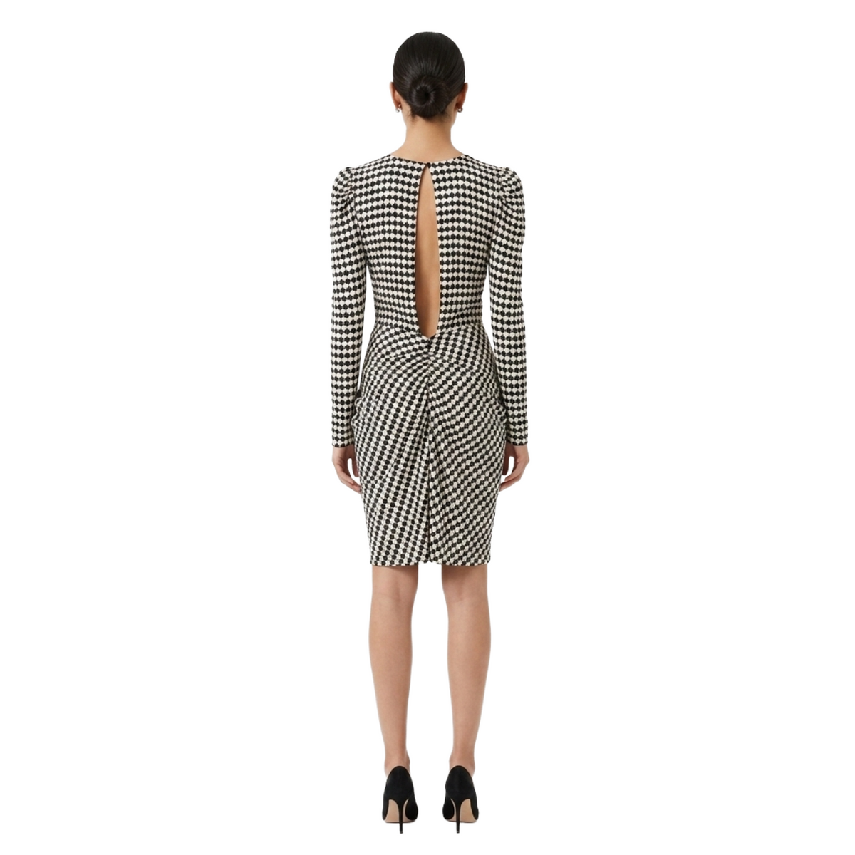 Elisabetta Franchi Women Dress Pied Puole Black