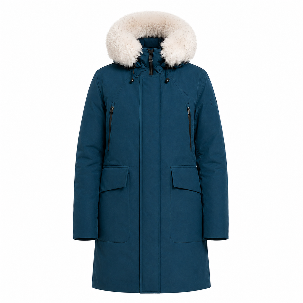 Peuterey Women Down Jacket Nascha Blue