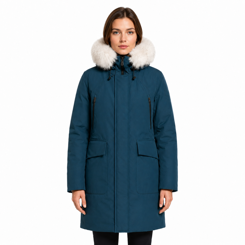 Peuterey Women Down Jacket Nascha Blue
