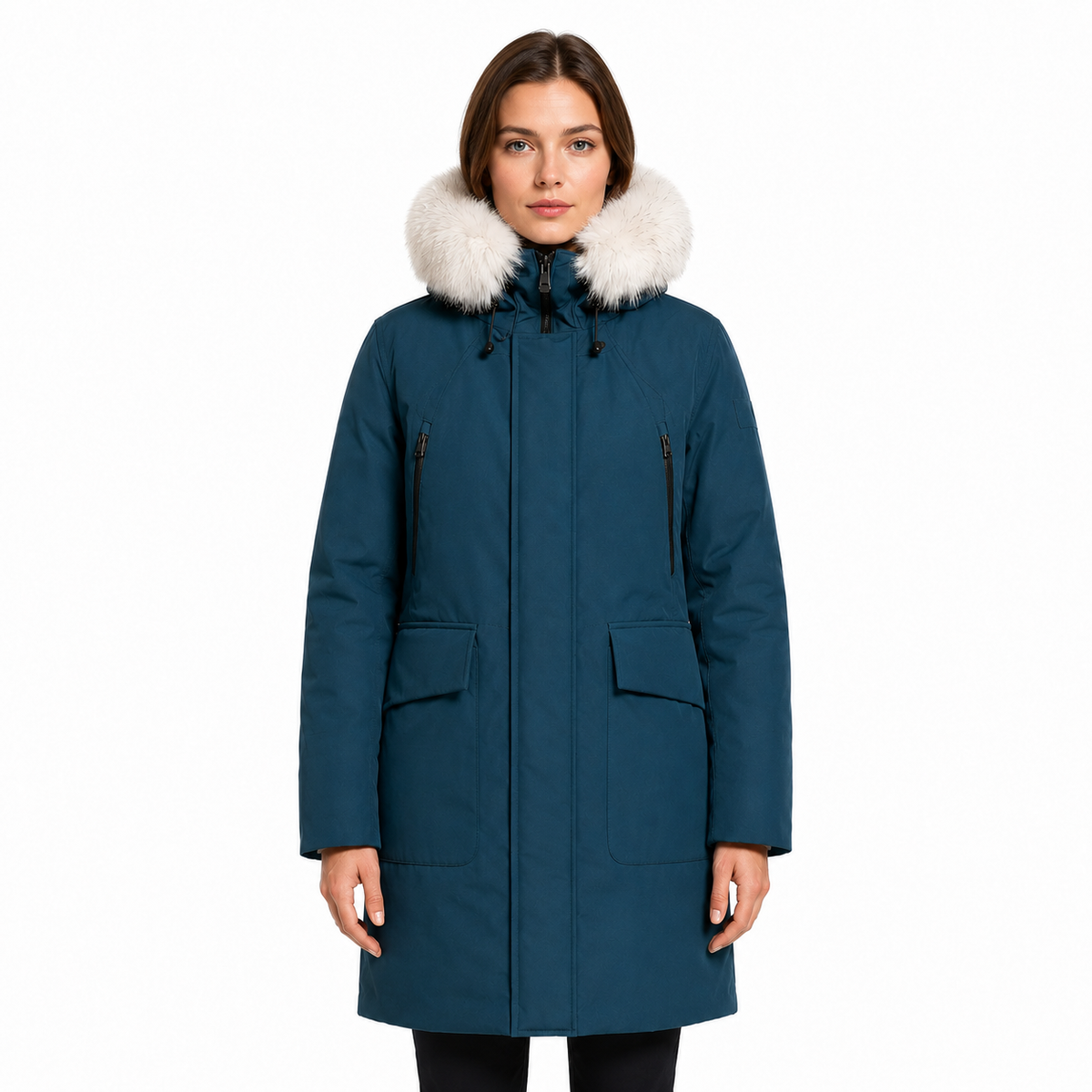Peuterey Women Down Jacket Nascha Blue