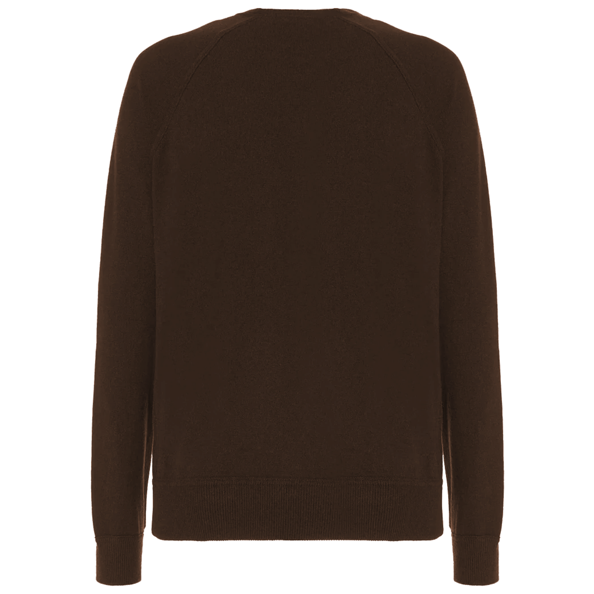 Malo Men Crew Neck Blend Cashmere Moro Sweaters Brown