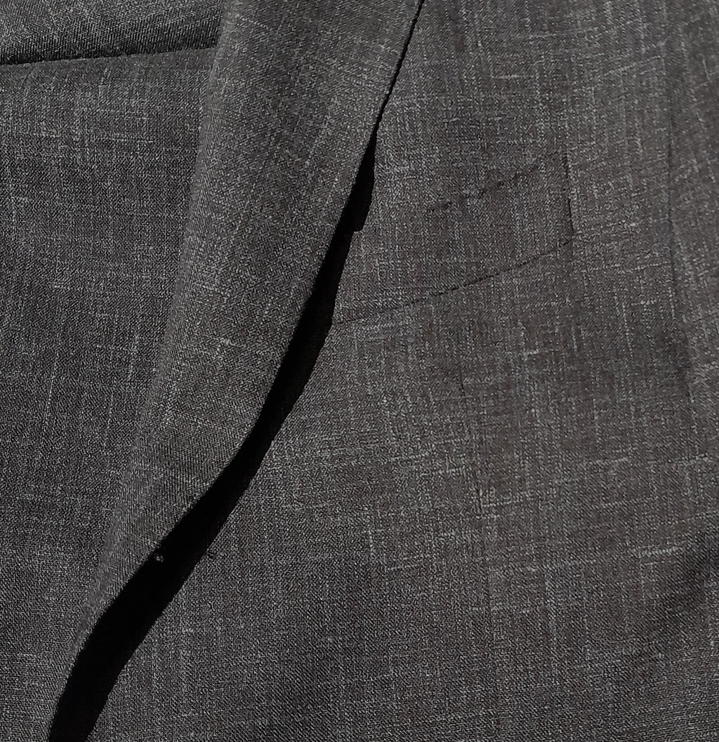 Loro Piana Fabric Men Suit Blend Wool Silk Blue
