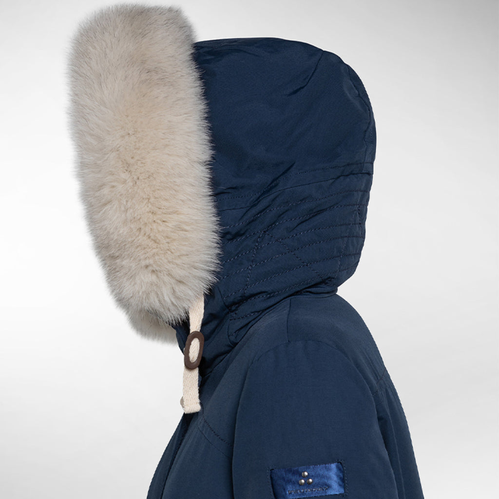Peuterey Women Parka Padded Pelo Blue