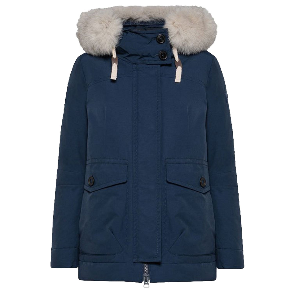 Peuterey Women Parka Padded Pelo Blue